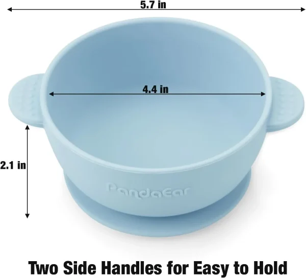 3 Pack Stainless Steel Baby Suction Bowls, Non-Slip Child Food Bowl with Silicone Sleeve for Kids Toddlers Infants, Unbreakable & Mess Free