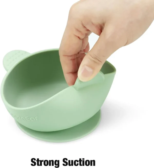 3 Pack Stainless Steel Baby Suction Bowls, Non-Slip Child Food Bowl with Silicone Sleeve for Kids Toddlers Infants, Unbreakable & Mess Free
