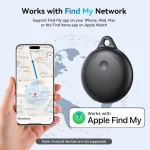 Air Tags-4 Pack, Smart Bluetooth Tracker Work with Apple Find My, Key Finders and Find My Tracker, Game Changer Waterproof Smart Tag with Key Ring GPS Tracker Tag for Keys/Luggage/Wallet/Pets etc
