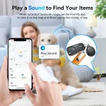 Air Tags-4 Pack, Smart Bluetooth Tracker Work with Apple Find My, Key Finders and Find My Tracker, Game Changer Waterproof Smart Tag with Key Ring GPS Tracker Tag for Keys/Luggage/Wallet/Pets etc