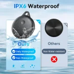 Air Tags-4 Pack, Smart Bluetooth Tracker Work with Apple Find My, Key Finders and Find My Tracker, Game Changer Waterproof Smart Tag with Key Ring GPS Tracker Tag for Keys/Luggage/Wallet/Pets etc