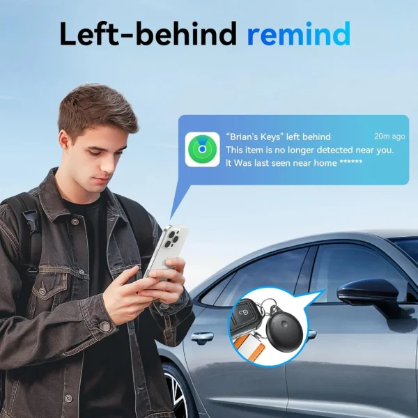 Air Tags-4 Pack, Smart Bluetooth Tracker Work with Apple Find My, Key Finders and Find My Tracker, Game Changer Waterproof Smart Tag with Key Ring GPS Tracker Tag for Keys/Luggage/Wallet/Pets etc