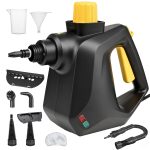 Askmuse Steam Cleaner Handheld 230°F Pressurized Steamer, 400ml Large Tank, 9-in-1 Multi-Surface Cleaning Machine for Home, Car, Windows, Tile, Grout and Furniture, Portable Steam Cleaning Appliance