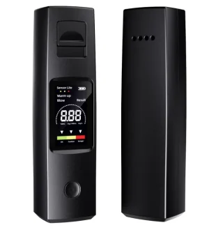 Askmuse Portable Alcohol Breathalyzer Tester: Personal Breathalyzers for Alcohol, USB-C Rechargeable Pocket Breathalyzer with Precision Sensor, Color LCD & Voice Alert for Home & Party Use