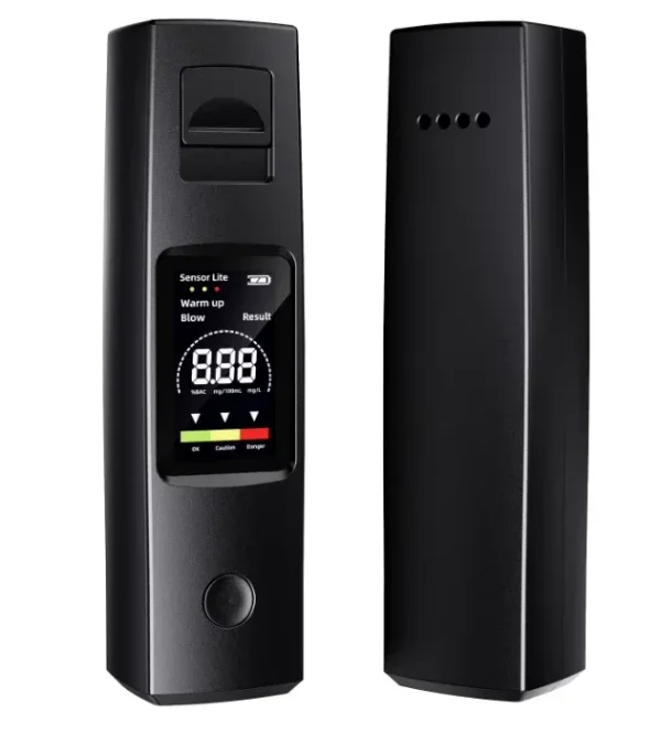 Askmuse Portable Alcohol Breathalyzer Tester: Personal Breathalyzers for Alcohol, USB-C Rechargeable Pocket Breathalyzer with Precision Sensor, Color LCD & Voice Alert for Home & Party Use