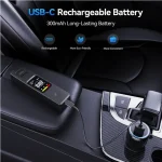 Askmuse Portable Alcohol Breathalyzer Tester: Personal Breathalyzers for Alcohol, USB-C Rechargeable Pocket Breathalyzer with Precision Sensor, Color LCD & Voice Alert for Home & Party Use