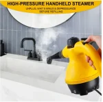 Askmuse Steam Cleaner for Home: Handheld Steamer for Cleaning, Multi-Surface Pressurized Portable Steamer for Cleaning Grout, Floor, Upholstery, Car, Windows, Bathroom, Kitchen