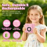 Instant Camera for Kids 3-12: Askmuse Kids Print Camera for Boys, Girls, Kids Camera Instant Print, Pink
